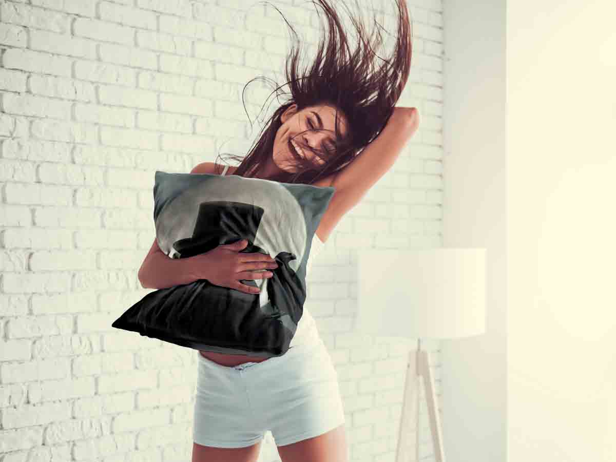 Coussin de santé homme au clair de lune