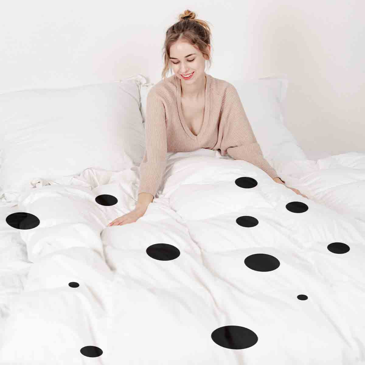 Original Therapiedecke - Ensemble de literie en coton Points dalmatiens