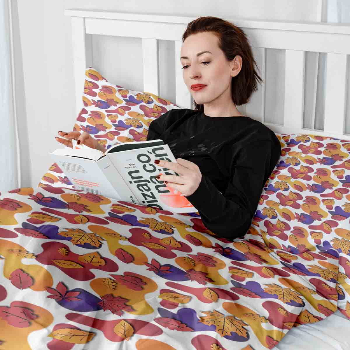 Original Therapiedecke - Ensemble de literie en coton TD motif taches colorées