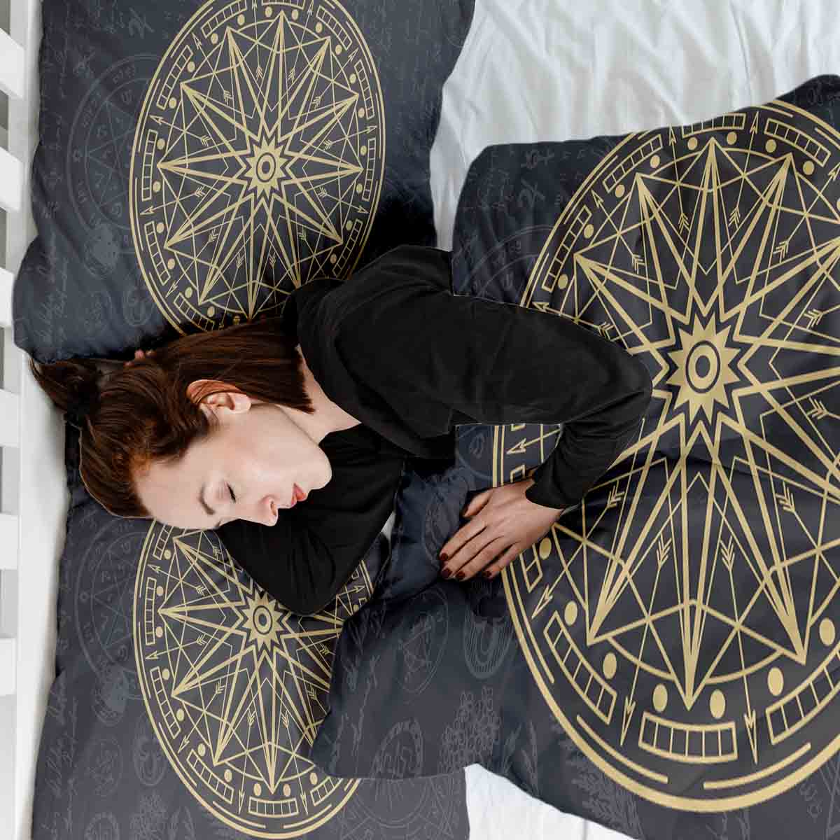Original Therapiedecke - Ensemble de literie en coton Mandala Mystique