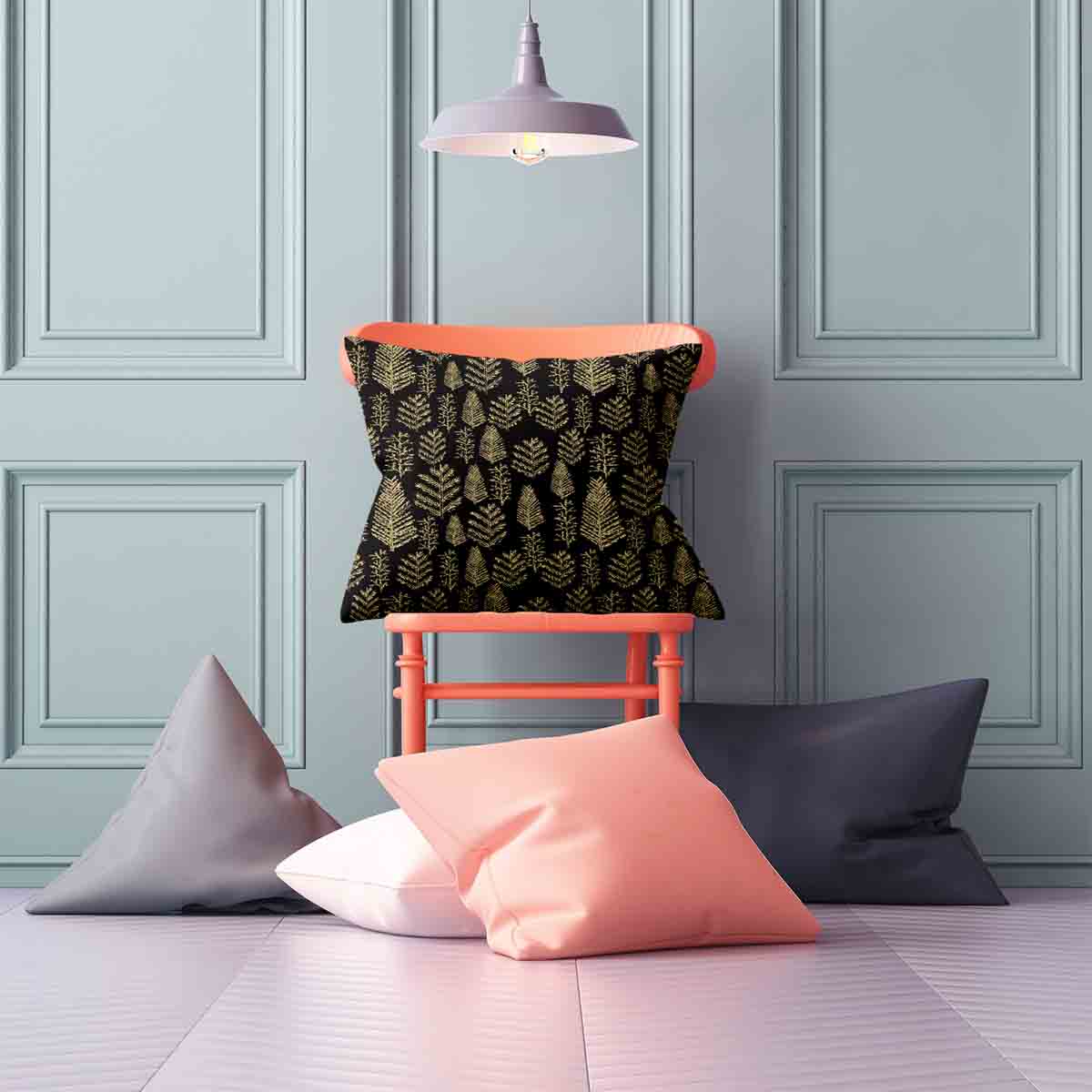 Coussin de santé avec motif forêt