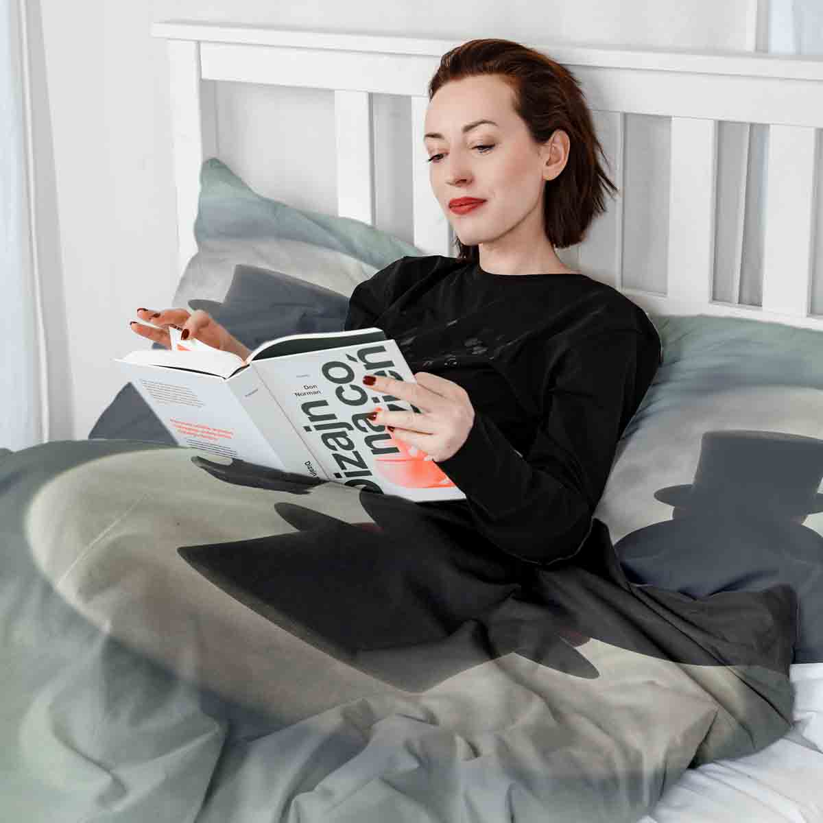 Original Therapiedecke - Ensemble de literie en coton Homme au Clair de Lune