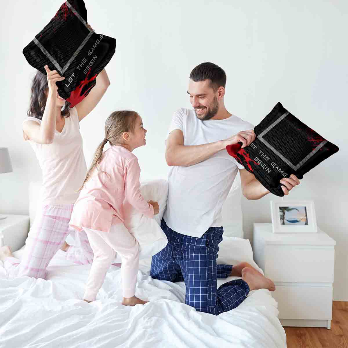 Coussin de santé noir Let's Play