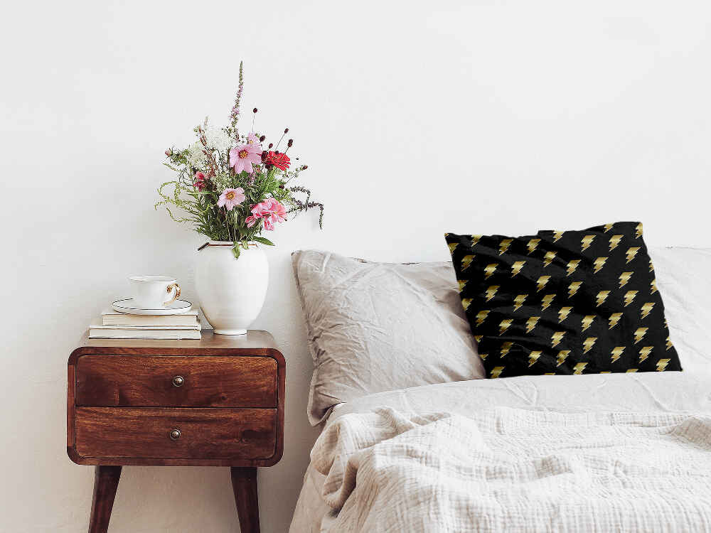 Coussin de santé noir avec Harry Blitz