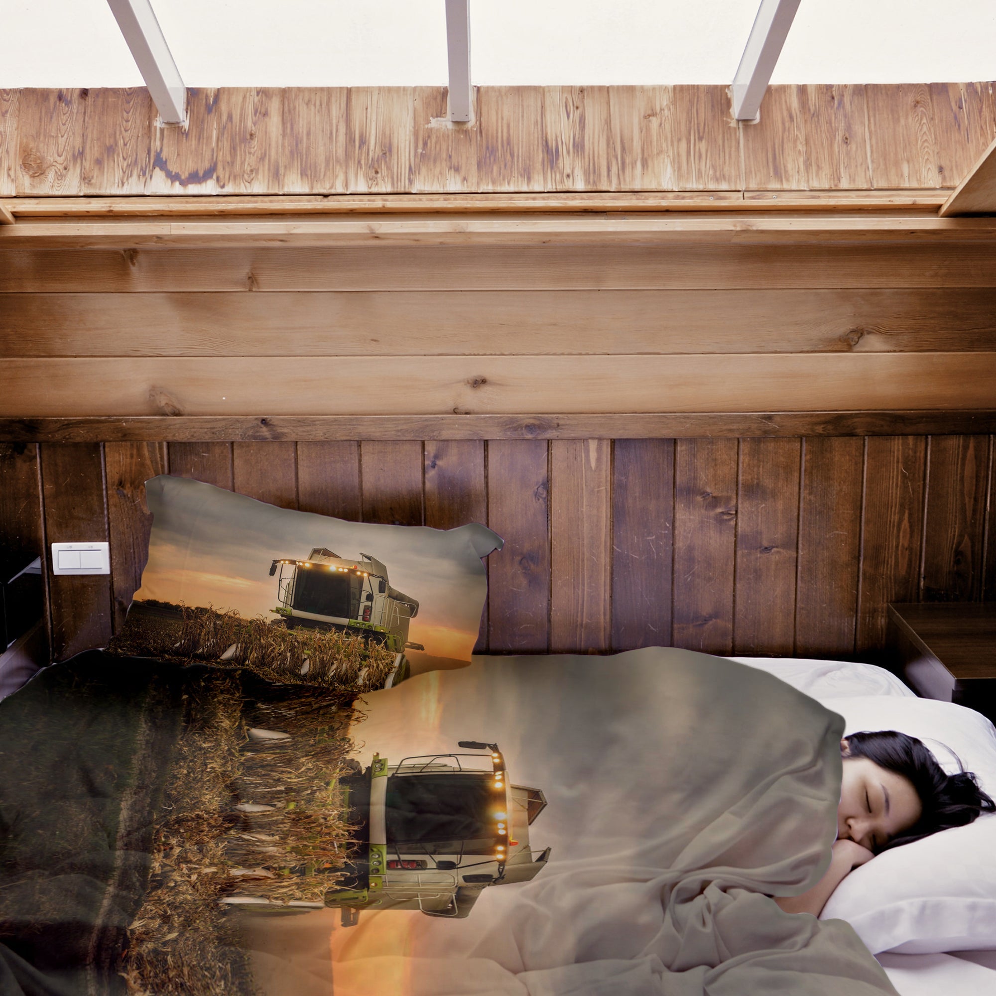 Couverture thérapeutique Ensemble de literie Marron Dreschmaschine