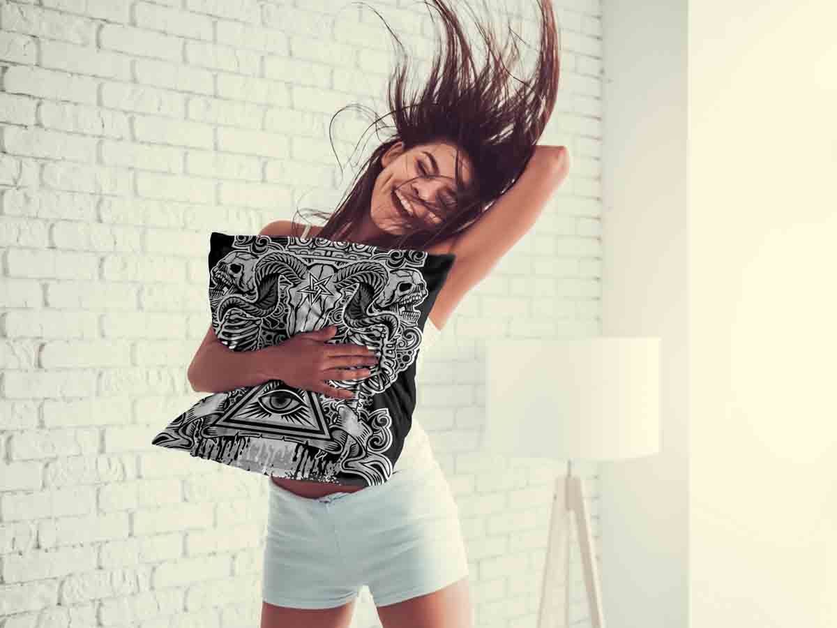 Coussin de santé Noir Oeil 2
