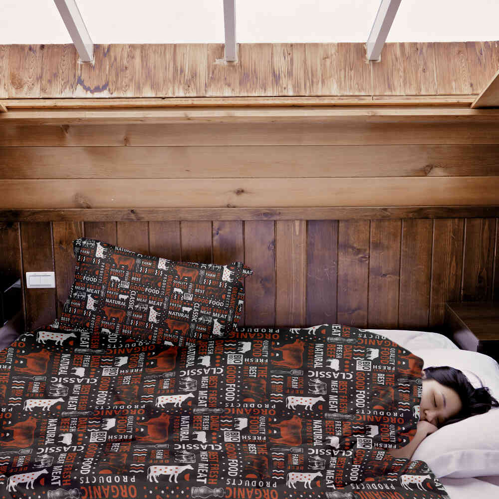 Couverture thérapeutique originale - Housse en coton Meat Lover
