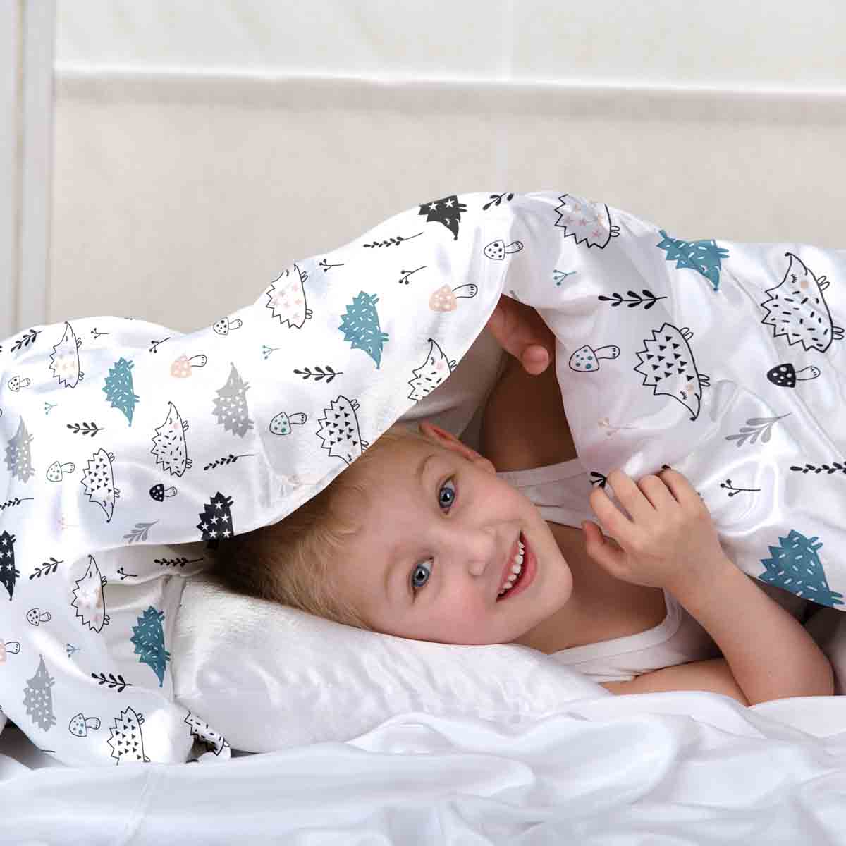 Couette thérapeutique Ensemble de literie blanc avec hérisson