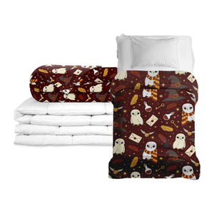 Couverture thérapeutique originale - Magie Hedwig Couverture pondérée avec housse en coton pour enfants & adultes